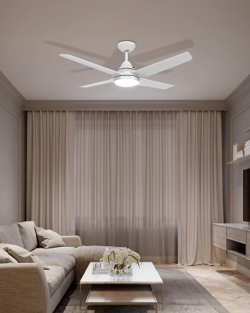 Ceiling fan Cardinia AC D48 with LED 18W WH