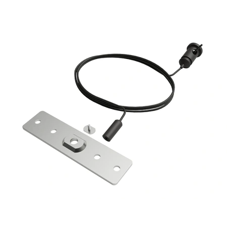 Suspended track set Edge 3M 4lt LED 24W BLK