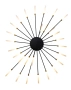 Wall lamp GIRANDOLA-28L Black