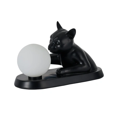 Table lamp Cat Touching Ball LED black