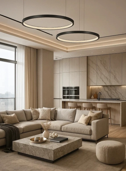 Pendant lamp Helisema P80 3CCT BL