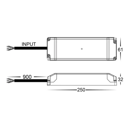 Driver LED HV9666-60W 12V IP20