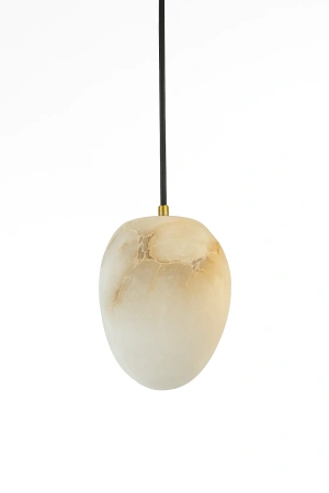 Pendant lamp Ateca P15 Alabaster Spanish Marble G9 BRS