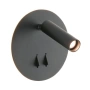 Wall light Osbourne BLK