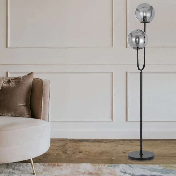Floor lamp ETERNA E27 H157 BLK