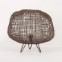 Table lamp Nerina Rattan E27 Brown