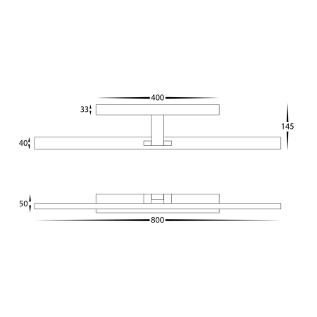 Wall light Vanita HV8103T-WHT L80 3CCT LED 40W WHT