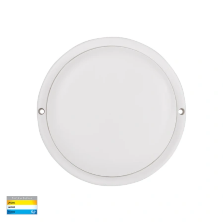 Wall or Ceiling light Muovi HV3525T-WHT 12W TRI Colour Dimmable