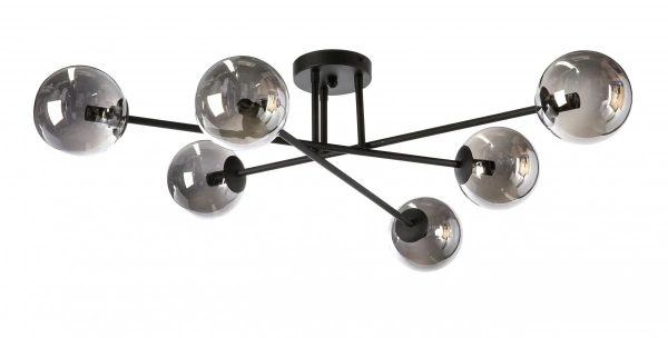 Pendant lamp AREZZO-6L Black