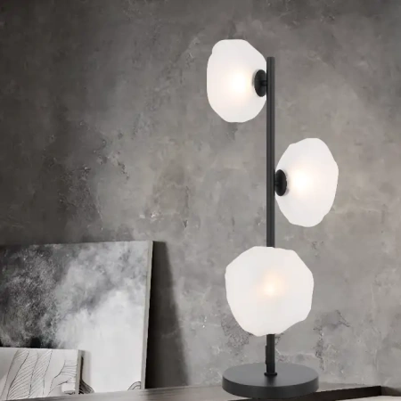 Table lamp ZECCA 3 LTS D200 BLACK FROST