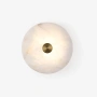 Wall light Zarra Alabaster Spanish Marble D25cm 3CCT BRS
