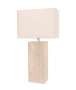 Table Lamp Sagitta Large Rectangle Travertine e27