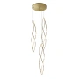 Pendant lamp Spear 3L Gold LED 150W 3000K