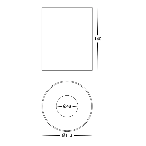 Surface downlight Nella 12V 18W 5CCT LED WHT