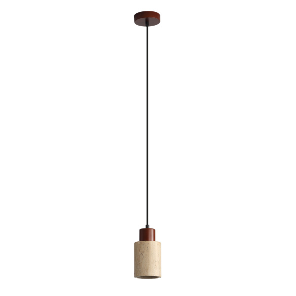 Pendant lamp Tibur 100 E14 Travertine