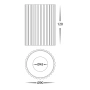 Surface downlight HV5852S-WHT Nella 3CCT LED 12W IP65 12V