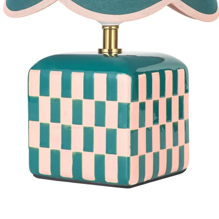 Table lamp Valentina Ceramic E27 Green