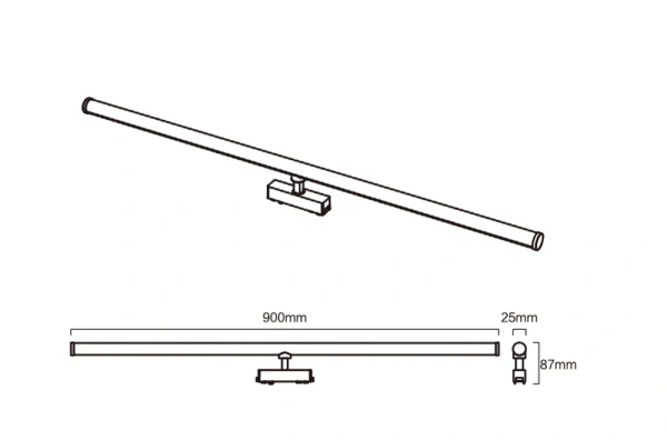Track Opal Tube Z3050-30.OP.CCT.BK 48V 30W WIFI