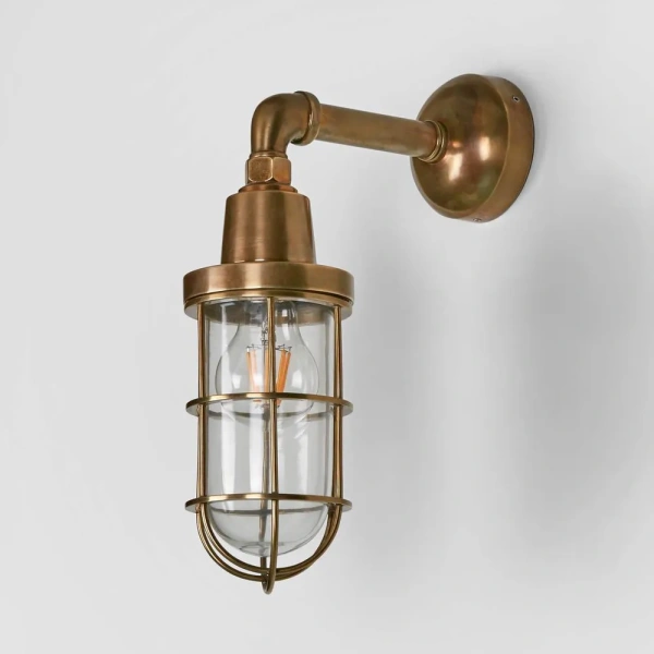 Wall light Starboard Outdoor Antique E27 H330 BRS