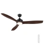 Ceiling fan Lora DC with LED 18W and Remote D60 BL