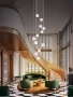 Langdon-15 Light LED Pendant Gold 3K