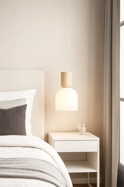 Pendant lamp Mackenzie E27 WHT Pendant lamp Mackenzie E27 WHT