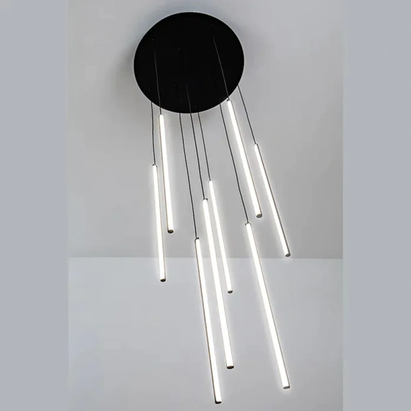 Pendant lamp Centric 8 Light Drop Black 3 CCT Pendant lamp Centric 8 Light Drop Black 3 CCT