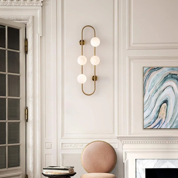 Wall light Bach Large G9 H78 BRS Wall light Bach Large G9 H78 BRS