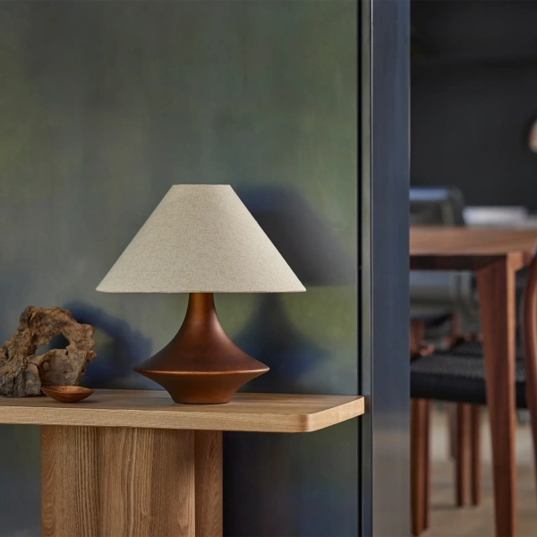 Table lamp Vella bronze E27