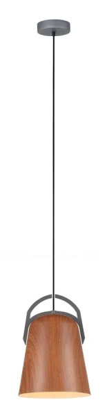 Pendant lamp LEGNA3 E27 grey