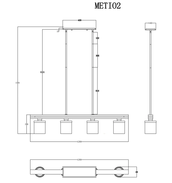 Pendant lamp METI Medieval Rustic Warm Chestnut Wood Bar 