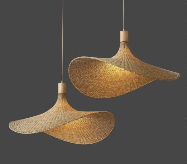 Single pendant ROSSANA-100 Natural