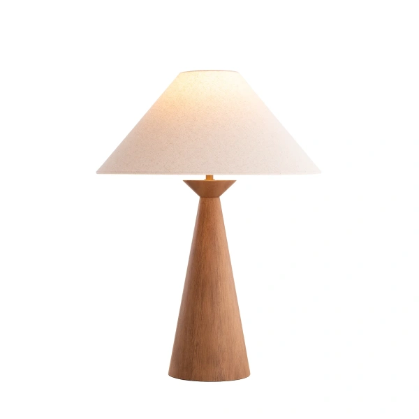 Table lamp Emba E27 Walnut