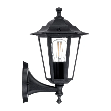 Wall Light Fibra E27 8W HV3552W-BLK