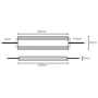 Driver LED VDX40W 40w 12v IP67