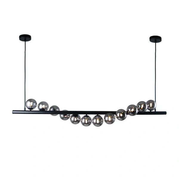 Pendant lamp Midday 12L Bar BLK Pendant lamp Midday 12L Bar BLK