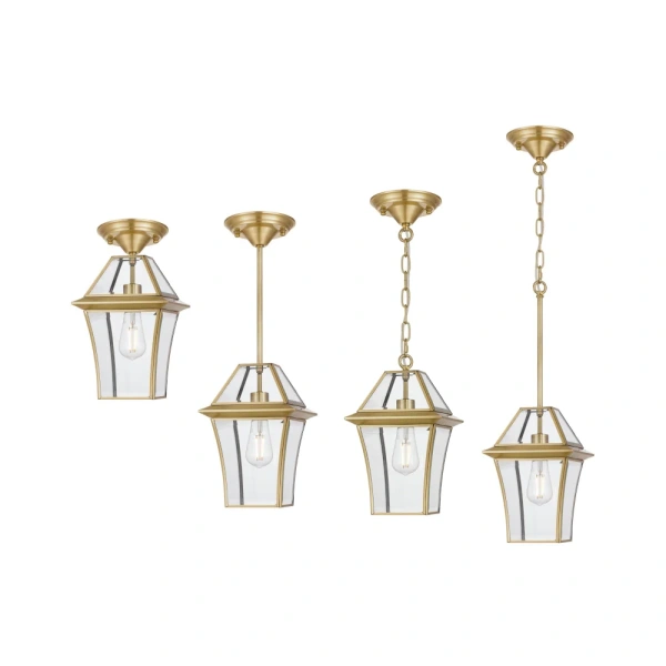 Pendant light Rye 20 Solid Brass E27 H40 BRS