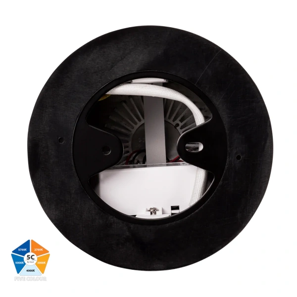 Surface downlight Nella BLK 5CCT LED 24W IP54 Surface downlight Nella BLK 5CCT LED 24W IP54