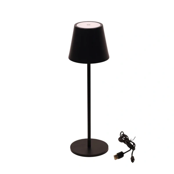 Table lamp Mindy LED Rechargeable touch BLK