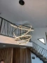 Pendant lamp Crown 8 Ring Black 5K
