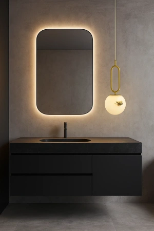 Pendant lamp Mores D15 Alabaster Spanish Marble G9 BRS