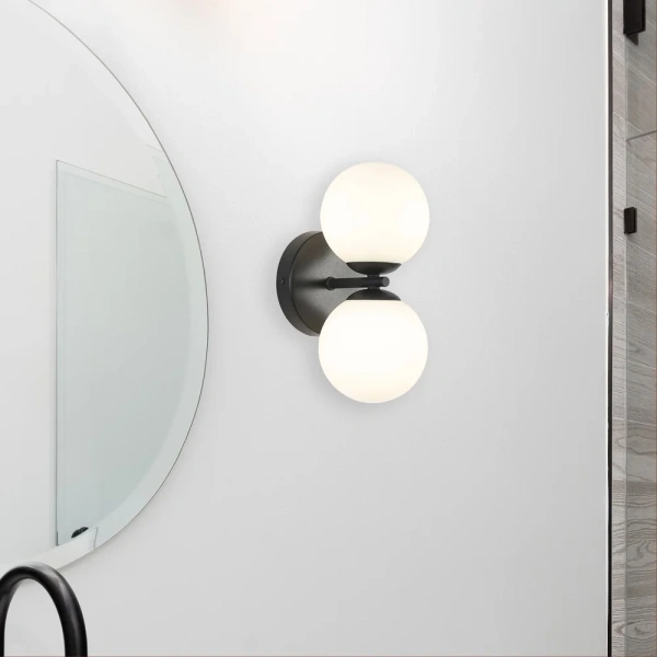 Wall light OBERON 2 G9 IP44 BLK Wall light OBERON 2 G9 IP44 BLK