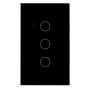 Wall Switch 3 Gang Black HV9210-3 Wifi