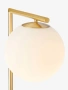 Floor lamp Remi Satin Brass & Marble