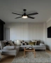 Ceiling fan Airnimate AC with LED 20W D52 BL
