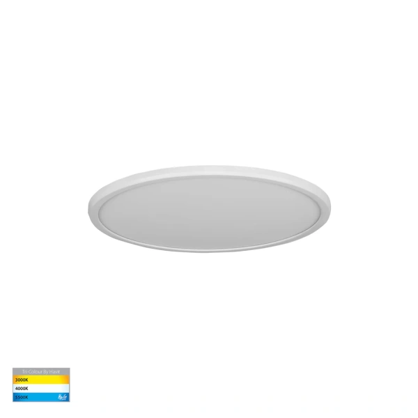 Ceiling lamp SLIM Oyster Light LED 16W 3CCT D21 HV5876T-WHT