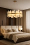 Pendant lamp Miragemas D80 Alabaster Spanish Marble LED 40W CCT Dim BRS