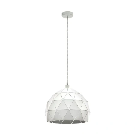 Pendant lamp Roccaforte E27 D40 WHT