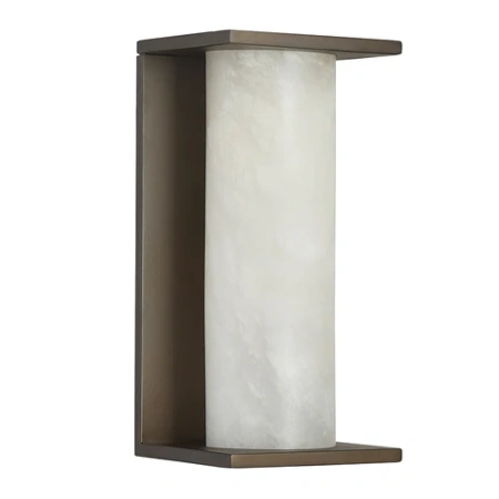 Wall light Aurelia Alabaster Marble IP45 AB