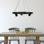 Pendant lamp PANO 3 SPOT BLACK